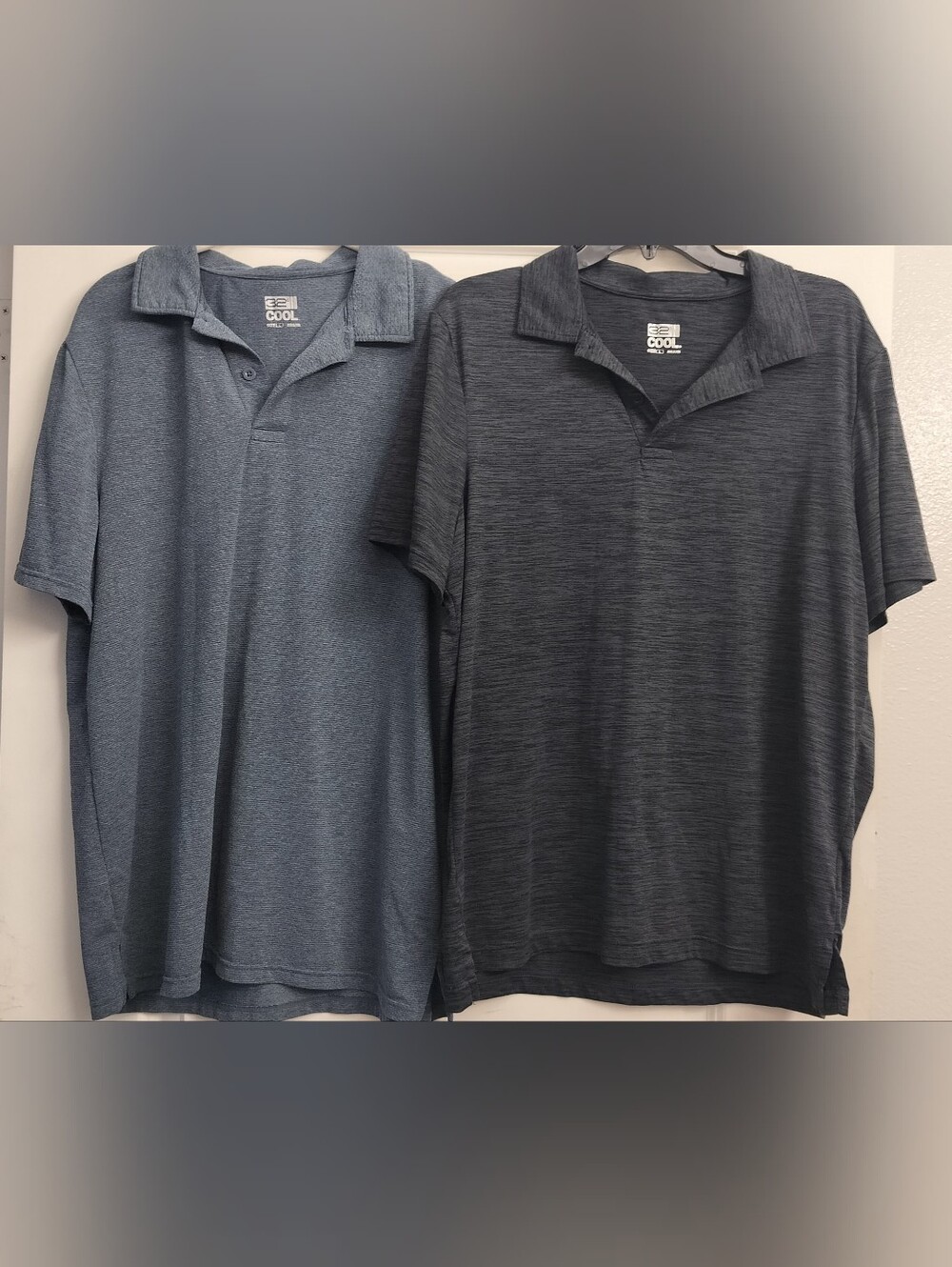 32 Degrees Cool Men's Short Sleeve Polo Shirts - Lot of 2